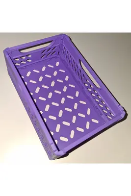 Katlanabilir makyaj kutusu 6x11x16 - Beyaz