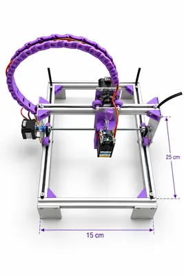 20Watt Lazer CNC Markalama 15cmx25cm